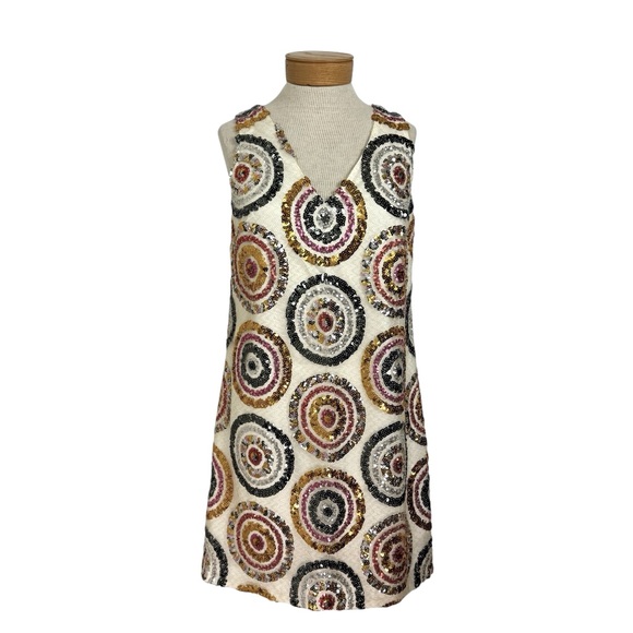 NWT TRINA TURK Sz 4 Glitterati Mini Dress Sequins Cocktail Party - Picture 2 of 11